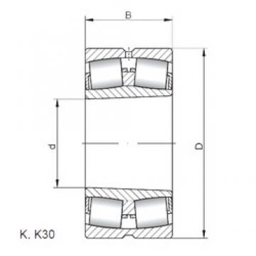 70 mm x 150 mm x 51 mm  ISO 22314 KW33 spherical roller bearings