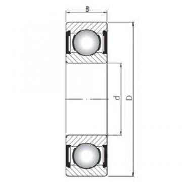 30 mm x 62 mm x 16 mm  ISO 6206 ZZ deep groove ball bearings