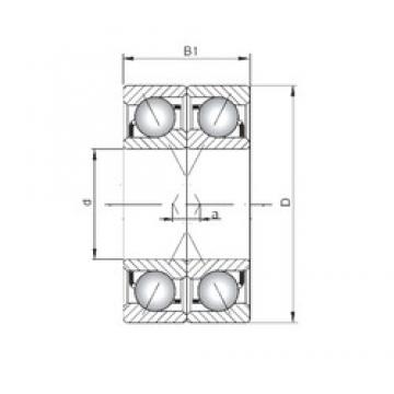 ISO 7309 CDF angular contact ball bearings