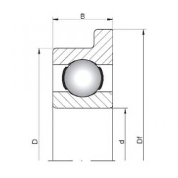 4 mm x 12 mm x 4 mm  ISO FL604 deep groove ball bearings