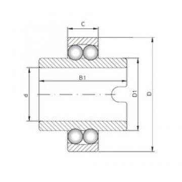 ISO 11212 self aligning ball bearings