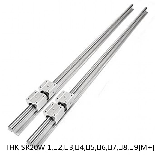 SR20W[1,​2,​3,​4,​5,​6,​7,​8,​9]M+[80-1480/1]LM THK Radial Load Linear Guide Accuracy and Preload Selectable SR Series