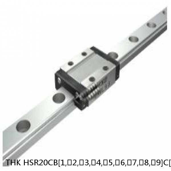 HSR20CB[1,​2,​3,​4,​5,​6,​7,​8,​9]C[0,​1]M+[87-1480/1]LM THK Standard Linear Guide Accuracy and Preload Selectable HSR Series