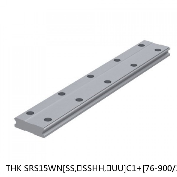 SRS15WN[SS,​SSHH,​UU]C1+[76-900/1]LM THK Miniature Linear Guide Caged Ball SRS Series