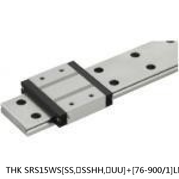 SRS15WS[SS,​SSHH,​UU]+[76-900/1]LM THK Miniature Linear Guide Caged Ball SRS Series
