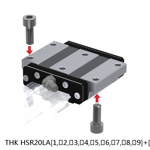 HSR20LA[1,​2,​3,​4,​5,​6,​7,​8,​9]+[103-3000/1]L[H,​P,​SP,​UP] THK Standard Linear Guide Accuracy and Preload Selectable HSR Series