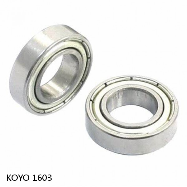 1603 KOYO Single-row deep groove ball bearings #1 small image