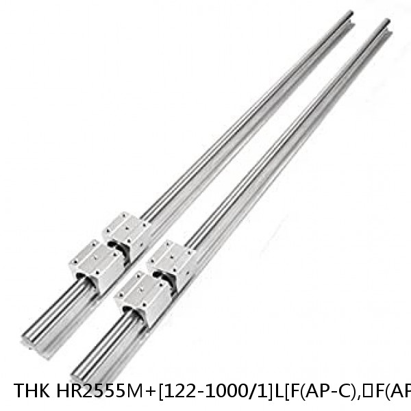 HR2555M+[122-1000/1]L[F(AP-C),​F(AP-CF),​F(AP-HC)]M THK Separated Linear Guide Side Rails Set Model HR #1 small image
