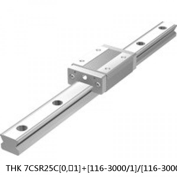 7CSR25C[0,​1]+[116-3000/1]/[116-3000/1]L[P,​SP,​UP] THK Cross-Rail Guide Block Set #1 small image