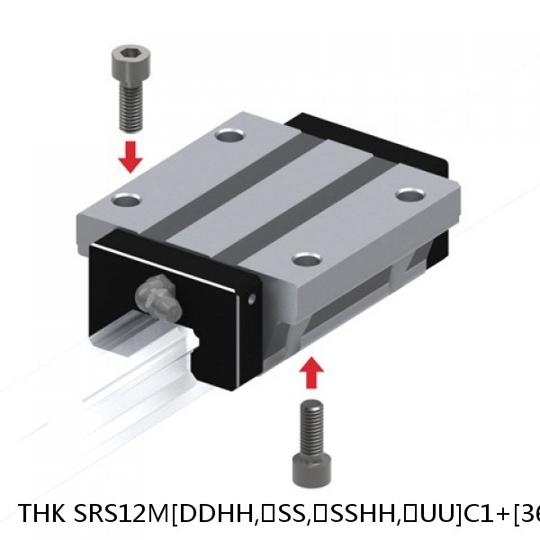 SRS12M[DDHH,​SS,​SSHH,​UU]C1+[36-1000/1]L[H,​P]M THK Miniature Linear Guide Caged Ball SRS Series