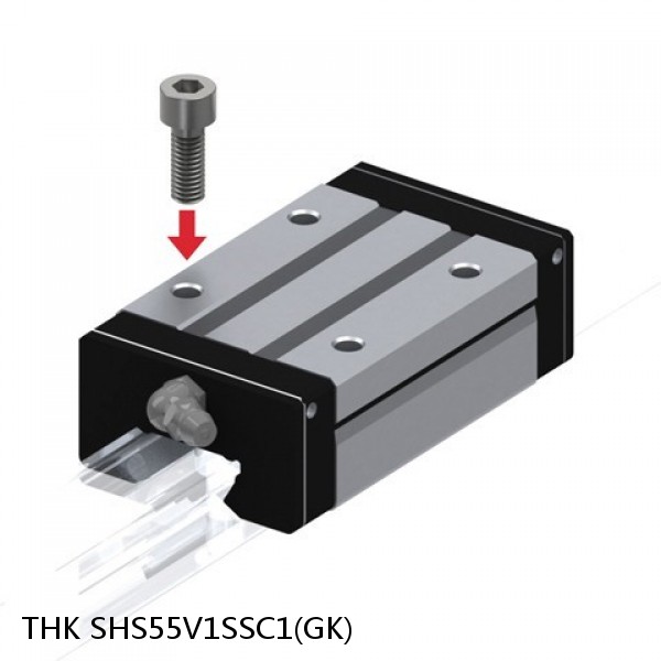 SHS55V1SSC1(GK) THK Caged Ball Linear Guide (Block Only) Standard Grade Interchangeable SHS Series