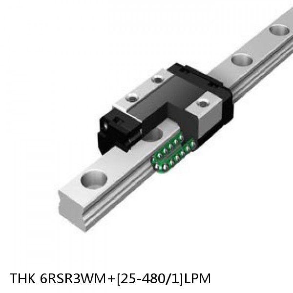 6RSR3WM+[25-480/1]LPM THK Miniature Linear Guide Full Ball RSR Series