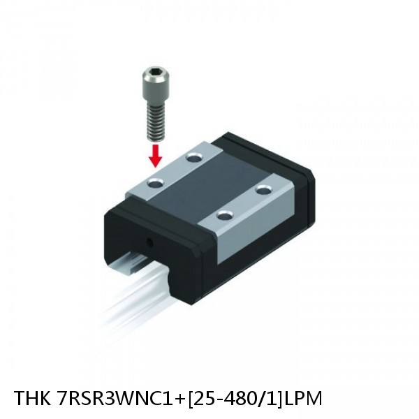7RSR3WNC1+[25-480/1]LPM THK Miniature Linear Guide Full Ball RSR Series #1 small image