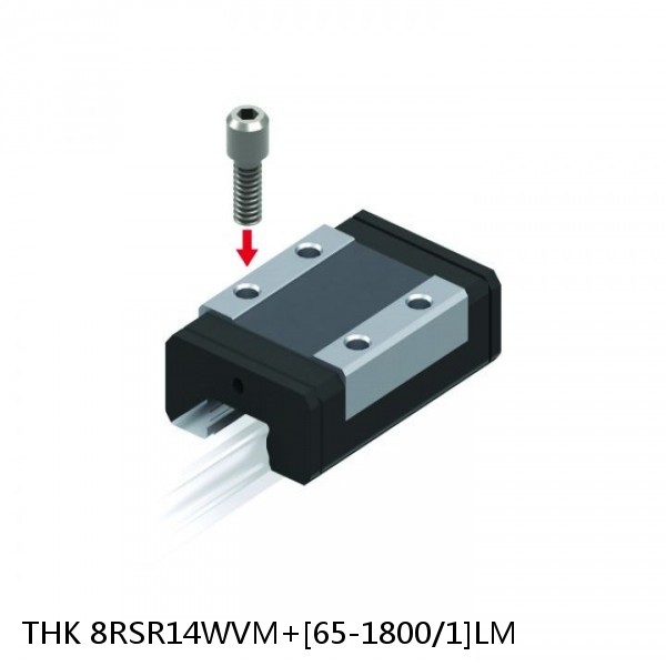 8RSR14WVM+[65-1800/1]LM THK Miniature Linear Guide Full Ball RSR Series #1 small image
