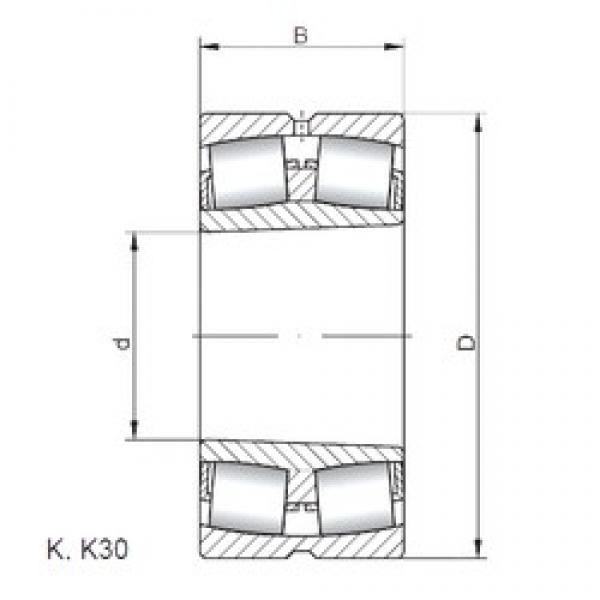 190 mm x 290 mm x 100 mm  ISO 24038 K30W33 spherical roller bearings #2 image