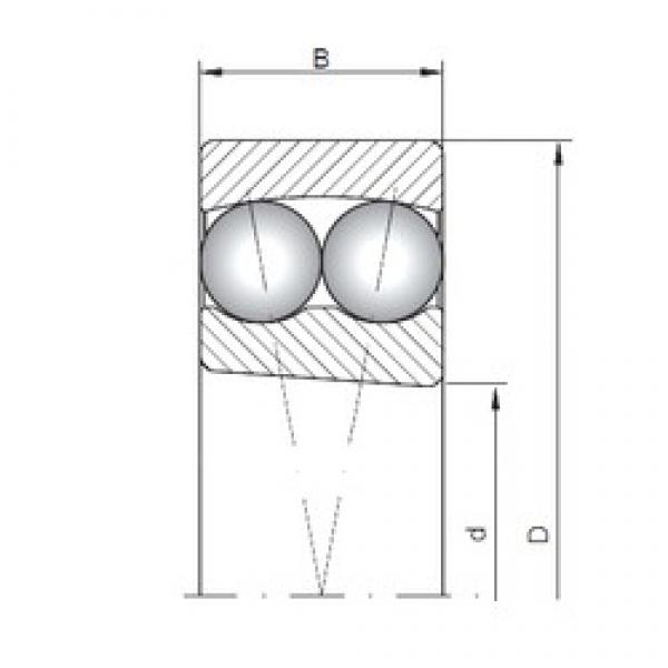 55 mm x 120 mm x 43 mm  ISO 2311K self aligning ball bearings #2 image