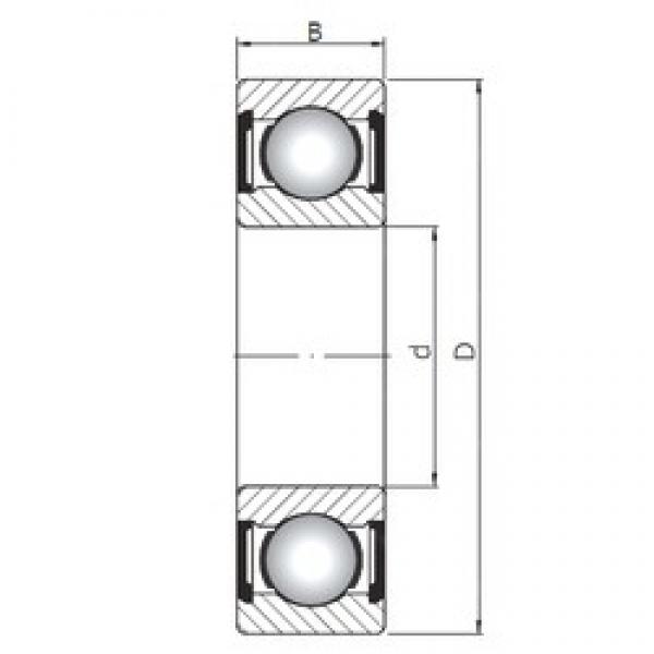 35 mm x 55 mm x 10 mm  ISO 61907 ZZ deep groove ball bearings #2 image