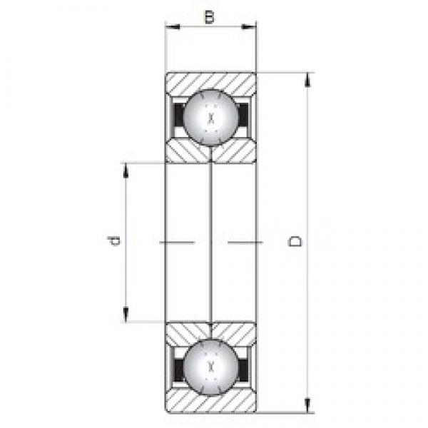 ISO QJ1036 angular contact ball bearings #2 image