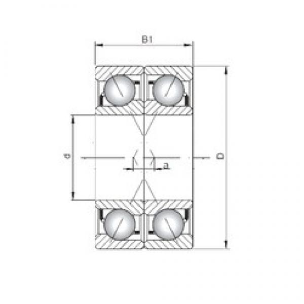 ISO 7026 CDF angular contact ball bearings #2 image