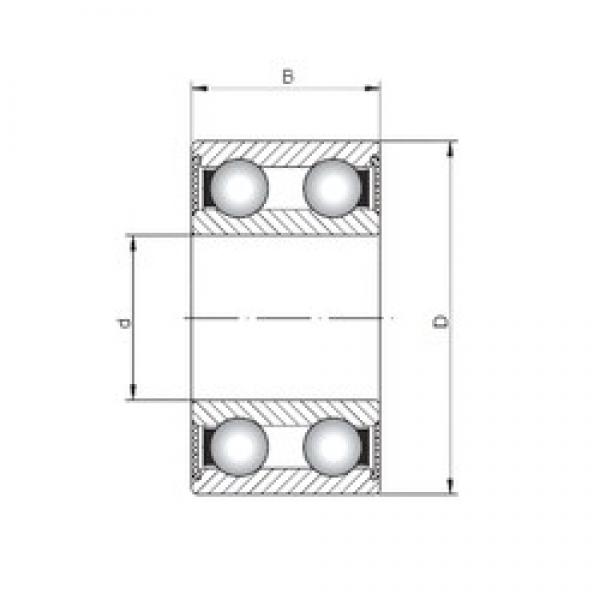45 mm x 100 mm x 36 mm  ISO 4309-2RS deep groove ball bearings #2 image