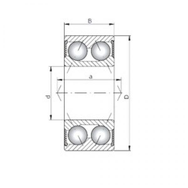 ISO 3318-2RS angular contact ball bearings #2 image