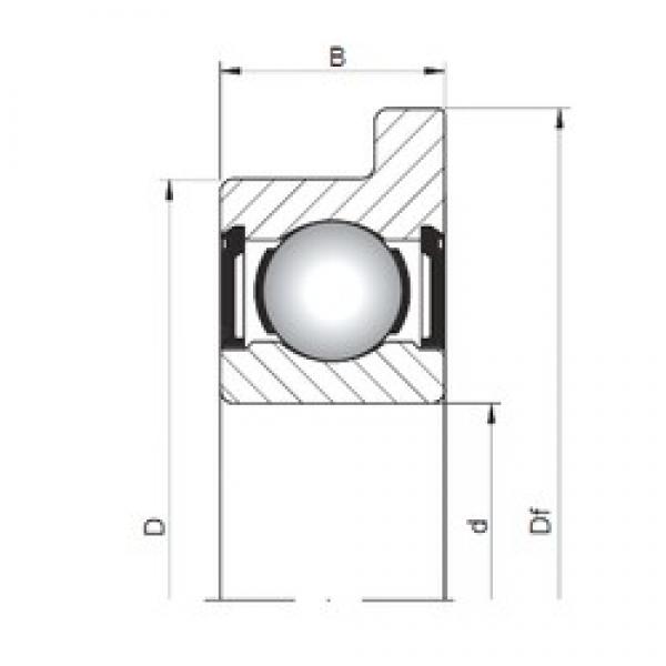 9 mm x 17 mm x 5 mm  ISO FL618/9 ZZ deep groove ball bearings #3 image