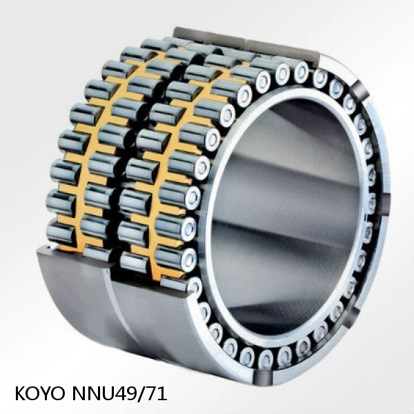 NNU49/71 KOYO Double-row cylindrical roller bearings #1 image