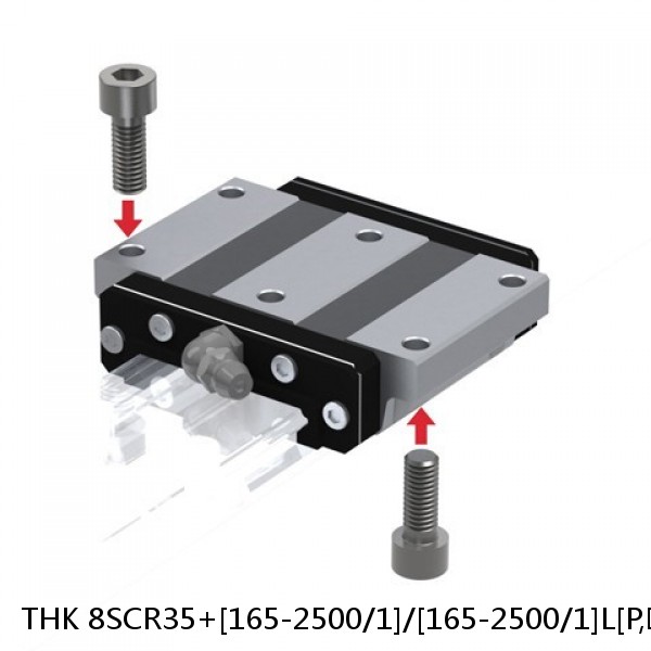 8SCR35+[165-2500/1]/[165-2500/1]L[P,​SP,​UP] THK Caged-Ball Cross Rail Linear Motion Guide Set #1 image