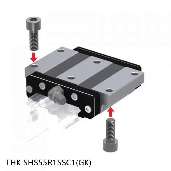 SHS55R1SSC1(GK) THK Caged Ball Linear Guide (Block Only) Standard Grade Interchangeable SHS Series #1 image