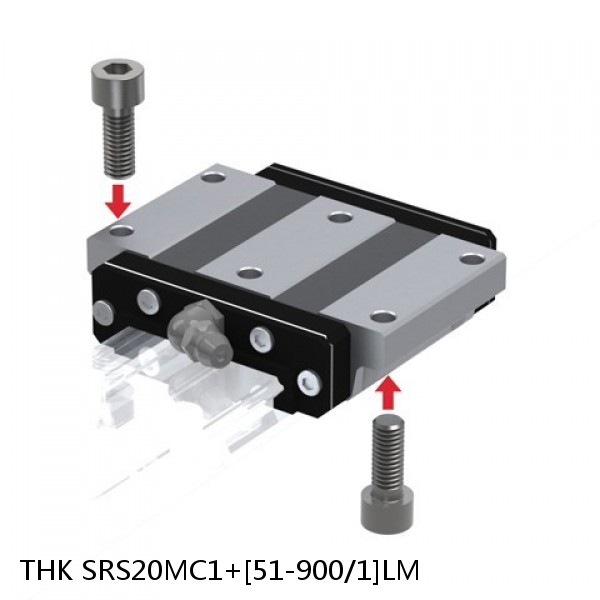 SRS20MC1+[51-900/1]LM THK Miniature Linear Guide Caged Ball SRS Series #1 image