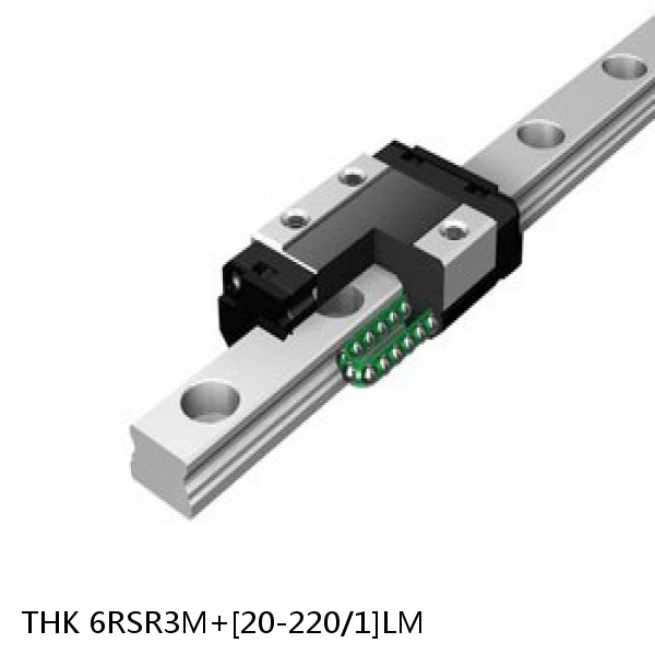 6RSR3M+[20-220/1]LM THK Miniature Linear Guide Full Ball RSR Series #1 image