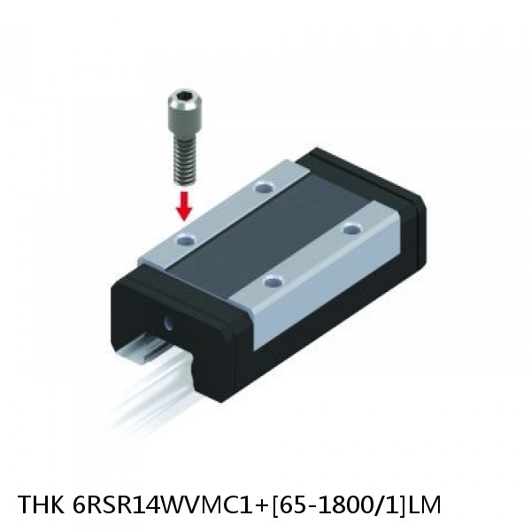 6RSR14WVMC1+[65-1800/1]LM THK Miniature Linear Guide Full Ball RSR Series #1 image