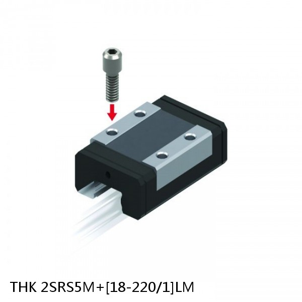 2SRS5M+[18-220/1]LM THK Miniature Linear Guide Caged Ball SRS Series #1 image